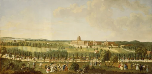 Ansicht des Neuen Palastes